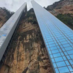 Mountain lift makes school journey safer for children in China